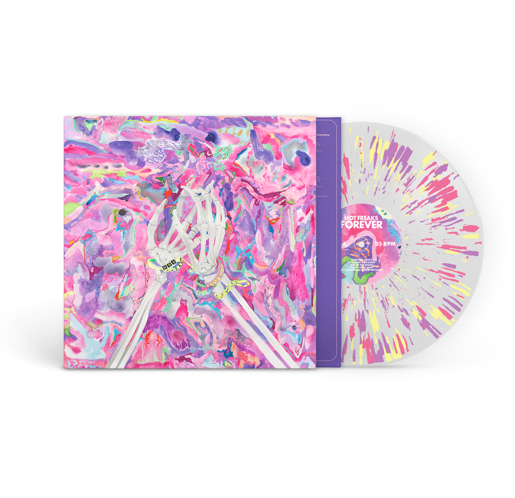 'Hot Freaks Forever' LTD. EDITION Clear Splatter Vinyl LP - PREORDER
